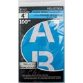 Westcott® Stencils Helvetica 4" Caps